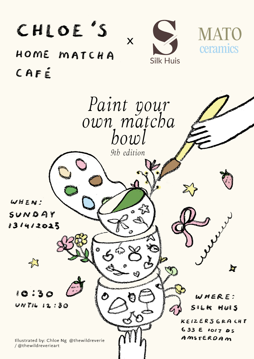 9th Edition | Chloe&#39;s Home Matcha Café x Silk Huis x Mato Ceramics (April) 🎨🍵✨